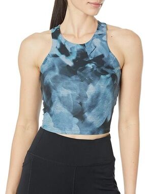 BEYOND YOGA Ethereal Floral SoftMark Focus Cropped Tank Size Small